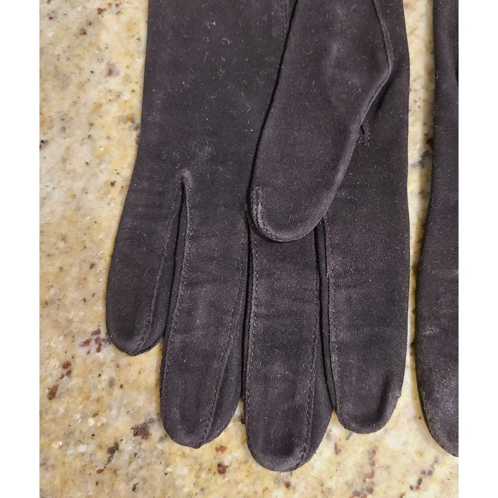 Vintage Size M 7 Brown Suede Leather 8.5